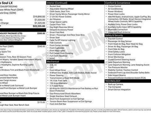 Certified 2023 Kia Soul LX w/ LX Technology Package image 31