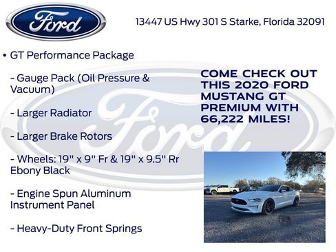 Used 2020 Ford Mustang GT Premium w/ GT Performance Package image 20