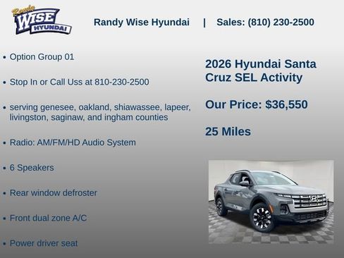 New 2026 Hyundai Santa Cruz SEL AWD/4WD image 5