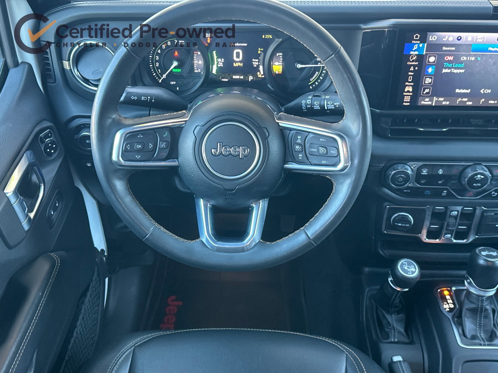 Used 2024 Jeep Wrangler Unlimited Sahara w/ Technology Group AWD/4WD image 15