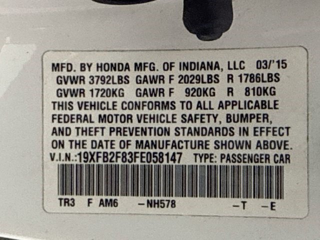 Used 2015 Honda Civic EX image 39