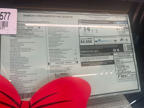 New 2025 Jeep Wrangler Unlimited Rubicon 392 image 7