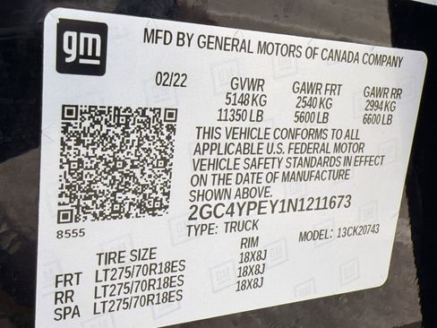 Certified 2022 Chevrolet Silverado 2500 LTZ w/ LTZ Convenience Package image 19