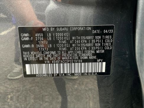 Certified 2023 Subaru Outback Premium image 29