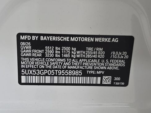 New 2026 BMW X3 xDrive30i w/ Convenience Package AWD/4WD image 23