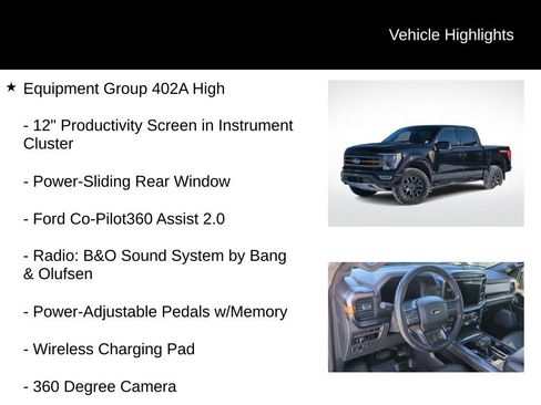 Certified 2023 Ford F150 Tremor w/ Equipment Group 402A High image 6