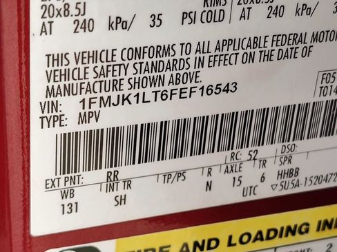 Used 2015 Ford Expedition EL Platinum RWD image 16