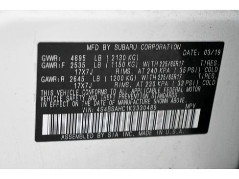 Used 2019 Subaru Outback 2.5i Premium w/ Popular Package #2 image 31