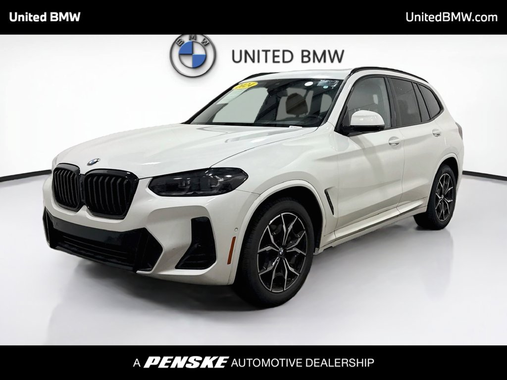 Certified 2024 BMW X3 sDrive30i w/ M Sport Package RWD image 1