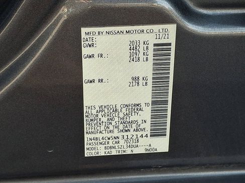 Certified 2022 Nissan Altima 2.5 SR AWD/4WD image 27