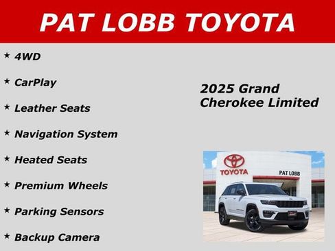 Used 2025 Jeep Grand Cherokee Limited w/ Black Appearance Package image 7