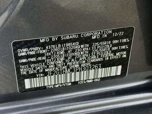Used 2023 Subaru Crosstrek 2.5i Limited w/ Moonroof Package AWD/4WD image 30