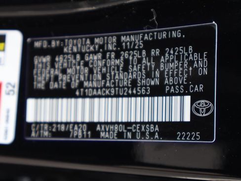 Certified 2026 Toyota Camry SE FWD image 22