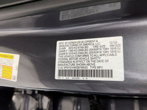 New 2025 Honda Pilot EX-L image 16