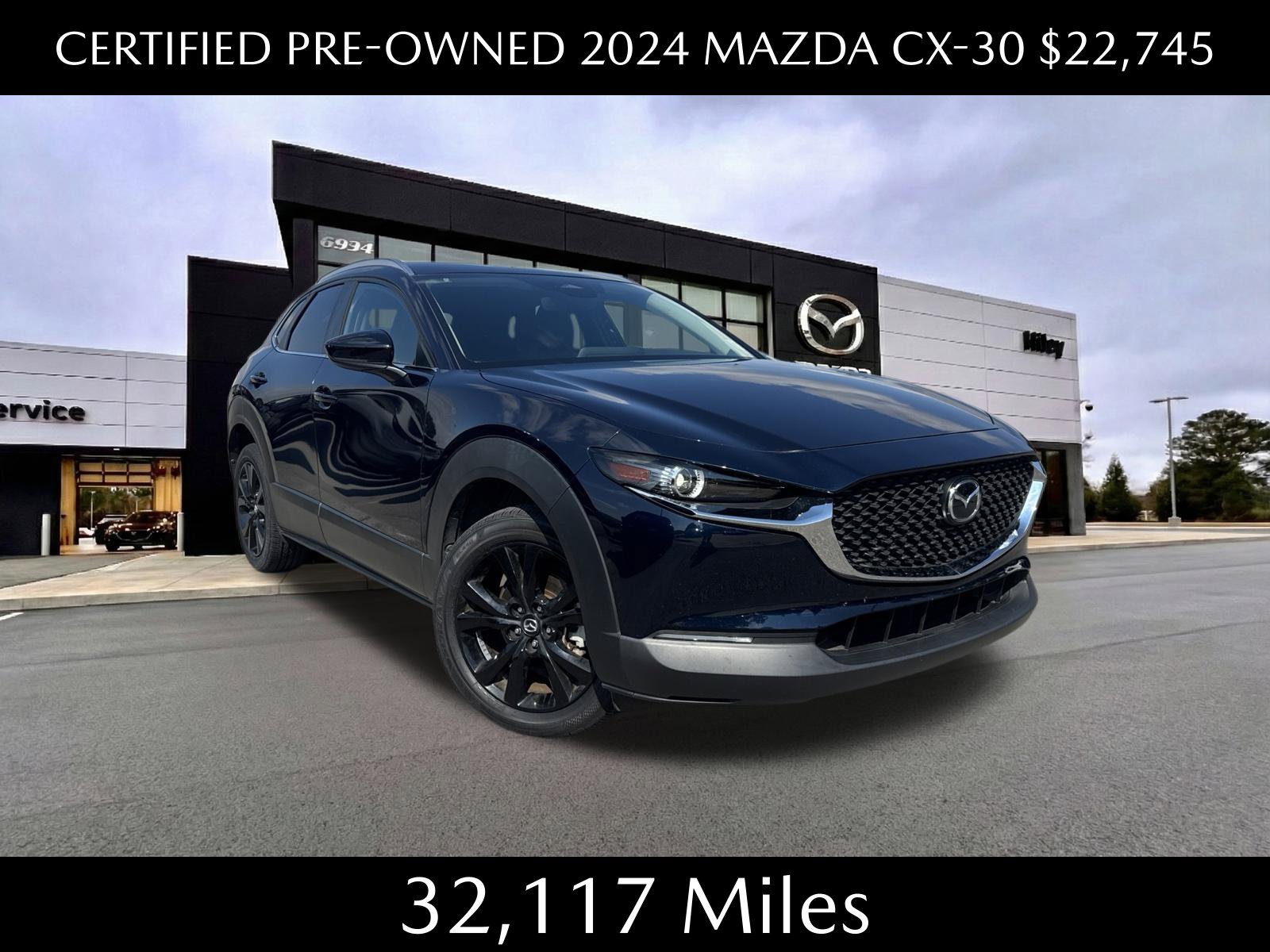 Certified 2024 MAZDA CX-30 AWD 2.5 S w/ Select Sport Pkg 360° Tour
