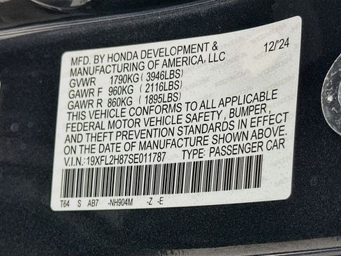 Used 2025 Honda Civic Sport image 12