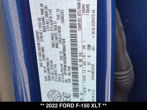 Used 2022 Ford F150 XLT w/ Equipment Group 302A High AWD/4WD image 29