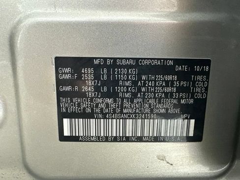 Used 2019 Subaru Outback 2.5i Limited AWD/4WD image 31