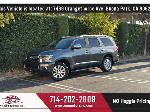 Used 2019 Toyota Sequoia Platinum w/ Carpet Mat Package (TMS) AWD/4WD image 14