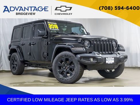 Used 2018 Jeep Wrangler Unlimited Sahara AWD/4WD image 1