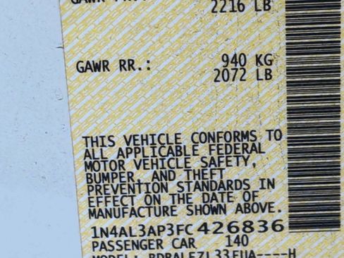 Used 2015 Nissan Altima 2.5 S w/ Power Driver Seat Package FWD image 10