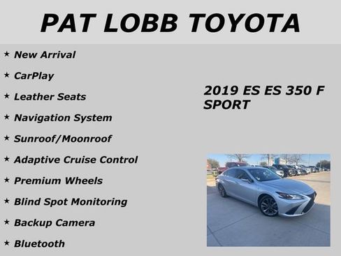 Used 2019 Lexus ES 350 F Sport w/ Accessory Package 2 image 20