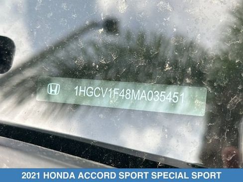 Certified 2021 Honda Accord Sport Special Edition image 4