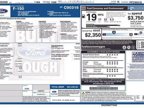 Used 2023 Ford F150 XLT w/ Equipment Group 302A High image 6