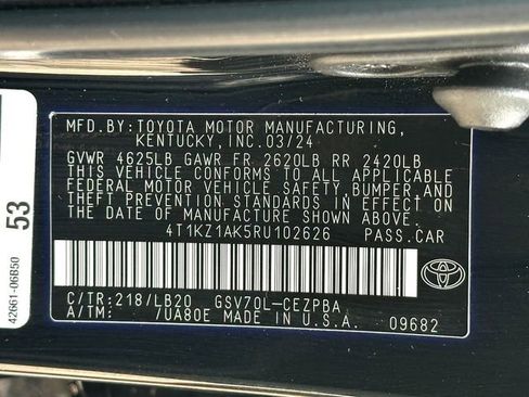 Used 2024 Toyota Camry XSE w/ Navigation Package FWD image 32