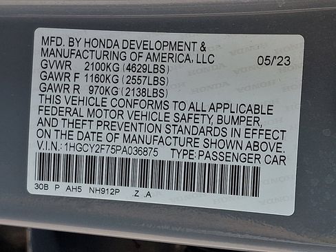 Certified 2023 Honda Accord Sport image 4