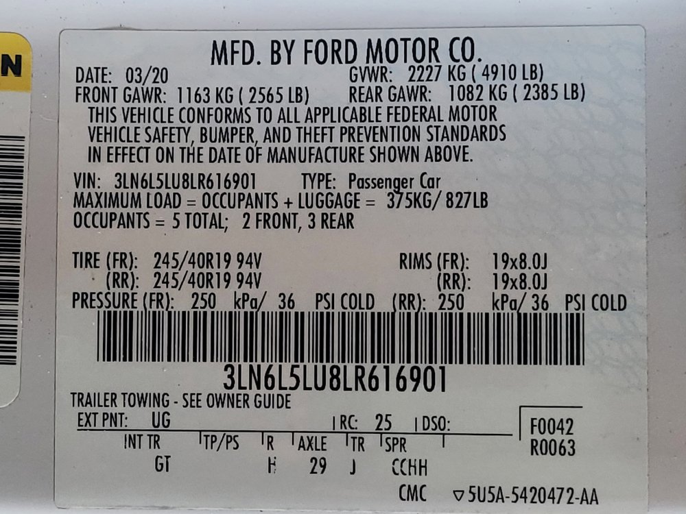 Used 2020 Lincoln MKZ Reserve w/ Elements Package FWD image 33