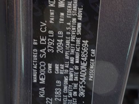 Used 2022 Kia Forte GT-Line w/ GT-Line Technology Package FWD image 9