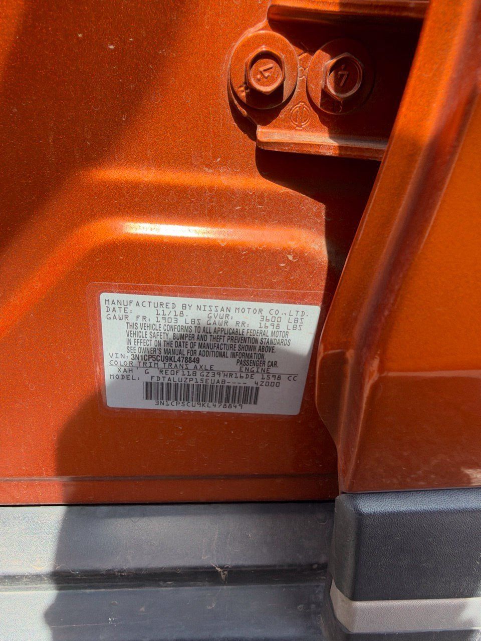 Used 2019 Nissan Kicks SR w/ SR Premium Package FWD image 9