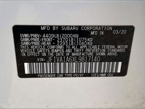 Used 2020 Subaru WRX image 35