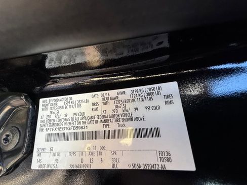 Used 2016 Ford F150 Lariat w/ Equipment Group 502A Luxury image 35