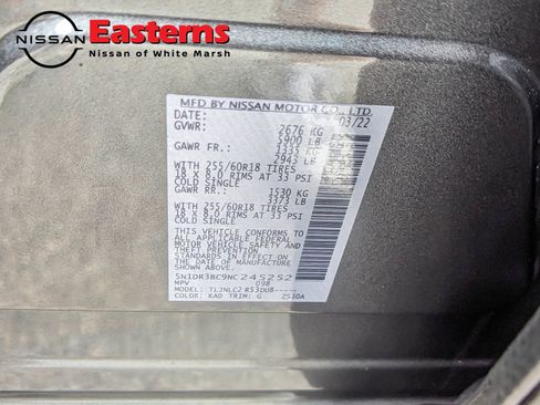 Used 2022 Nissan Pathfinder SV image 55