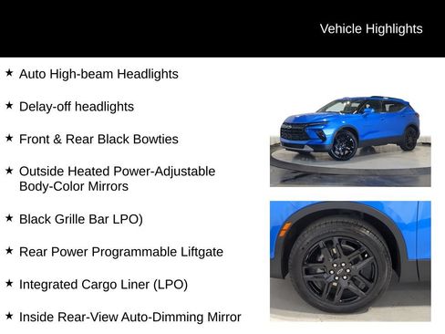 Used 2024 Chevrolet Blazer LT w/ LPO, Black Grille Bar Package FWD image 32