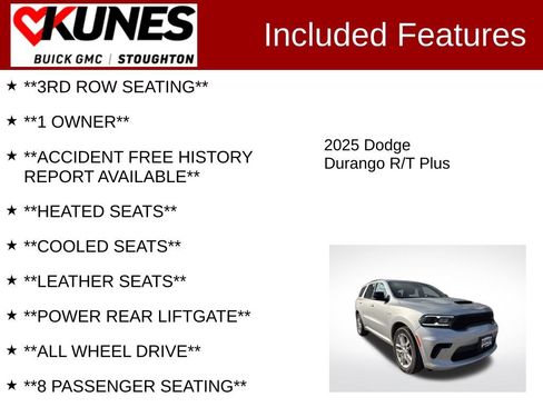 Used 2025 Dodge Durango R/T AWD/4WD image 3
