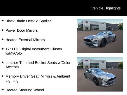 Certified 2022 Ford Mustang Premium w/ Equipment Group 201A RWD image 27