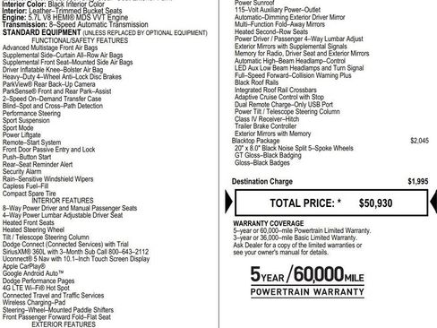 New 2026 Dodge Durango GT image 2