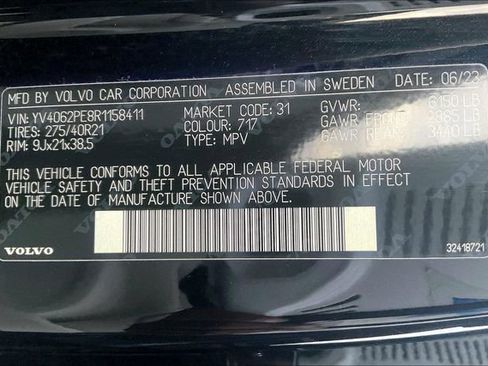 Used 2024 Volvo XC90 B6 Plus w/ Protection Package Premier image 32