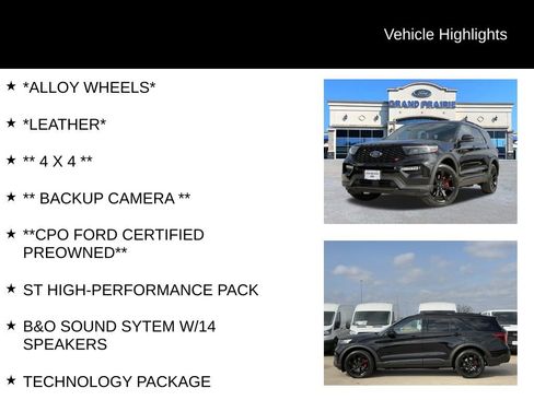 Certified 2023 Ford Explorer ST w/ Equipment Group 401A image 4
