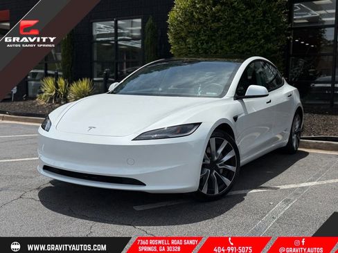 Used 2025 Tesla Model 3 Long Range AWD/4WD image 1