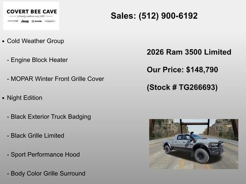 New 2026 RAM 3500 Limited AWD/4WD image 18