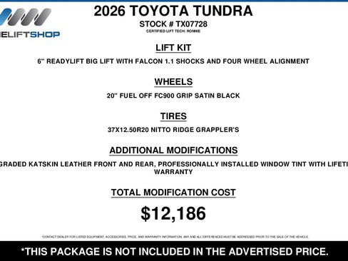Used 2026 Toyota Tundra SR image 2
