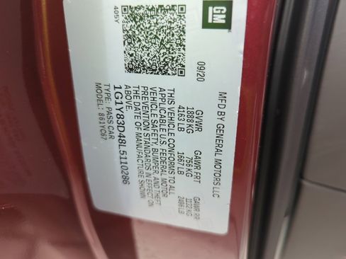 Used 2020 Chevrolet Corvette Stingray Premium Conv w/ 3LT Preferred Equipment Group image 35