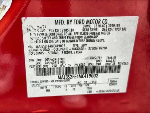 Used 2021 Ford EcoSport S image 32