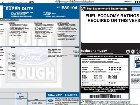 Used 2020 Ford F250 XL w/ Power Equipment Group AWD/4WD image 5