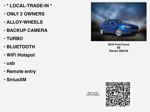 Used 2018 Ford Focus SE image 7