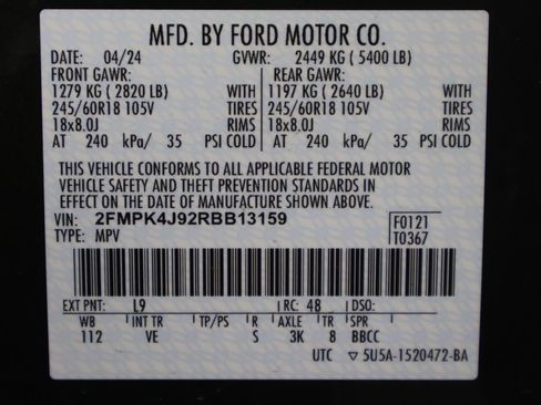 Used 2024 Ford Edge SEL w/ Convenience Package AWD/4WD image 44